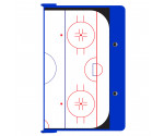 Blue Hockey Clipboard
